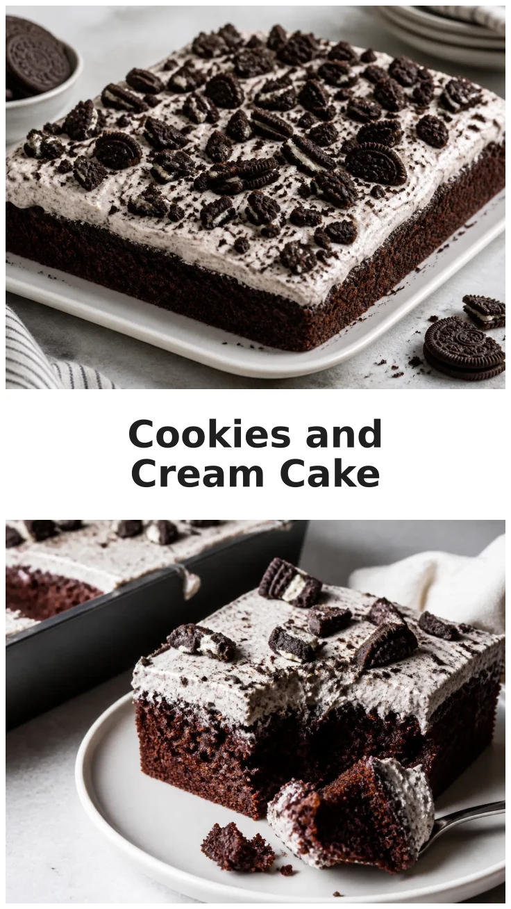 Fluffy Cookies and Cream Sheet Cake Recipe for Celebrations Fluffy Cookies and Cream Sheet Cake Recipe for Celebrations