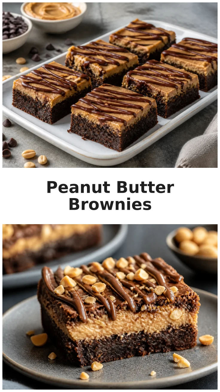 Rich Peanut Butter Brownie Bars for Sweet Celebrations Rich Peanut Butter Brownie Bars for Sweet Celebrations