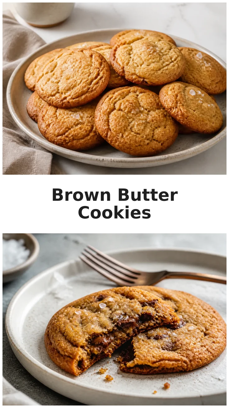 Rich Salted Brown Butter Cookies Recipe for Sweet Moments Rich Salted Brown Butter Cookies Recipe for Sweet Moments
