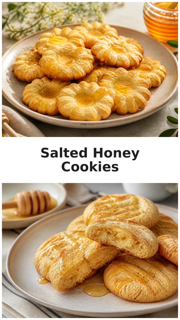Buttery Salted Honey Cookies with Rich Honey Flavor Recipe