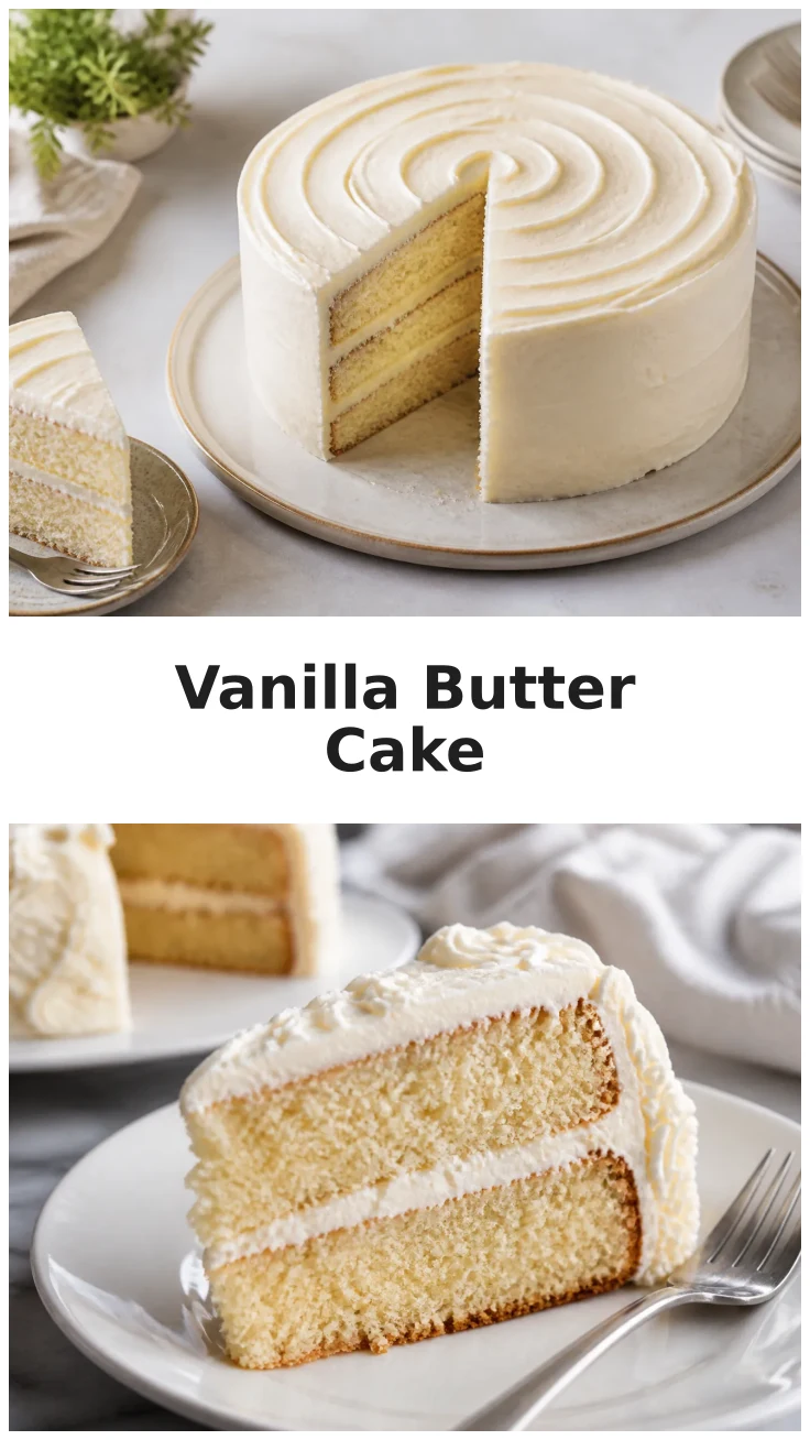 Fluffy Vanilla Butter Cake with Rich Butter Flavor Recipe Fluffy Vanilla Butter Cake with Rich Butter Flavor Recipe