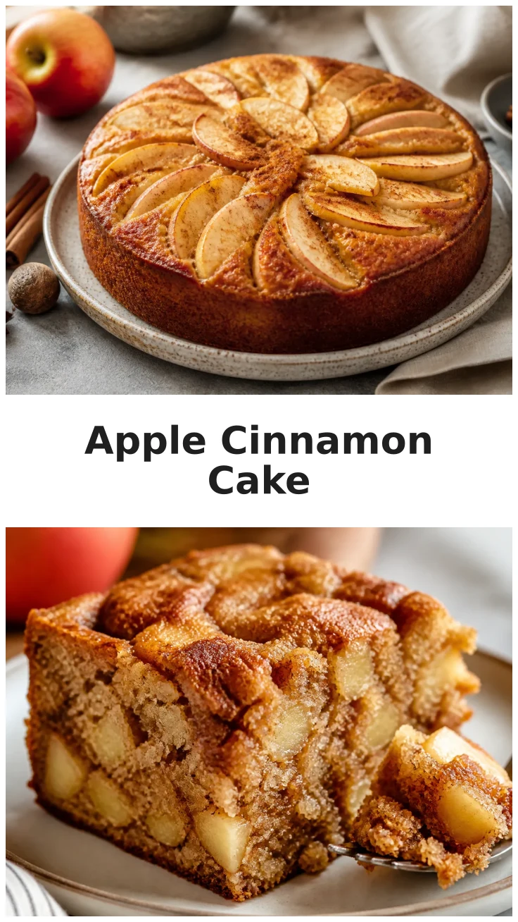 Soft Apple Cinnamon Cake with Warm Spice Flavor Recipe Soft Apple Cinnamon Cake with Warm Spice Flavor Recipe