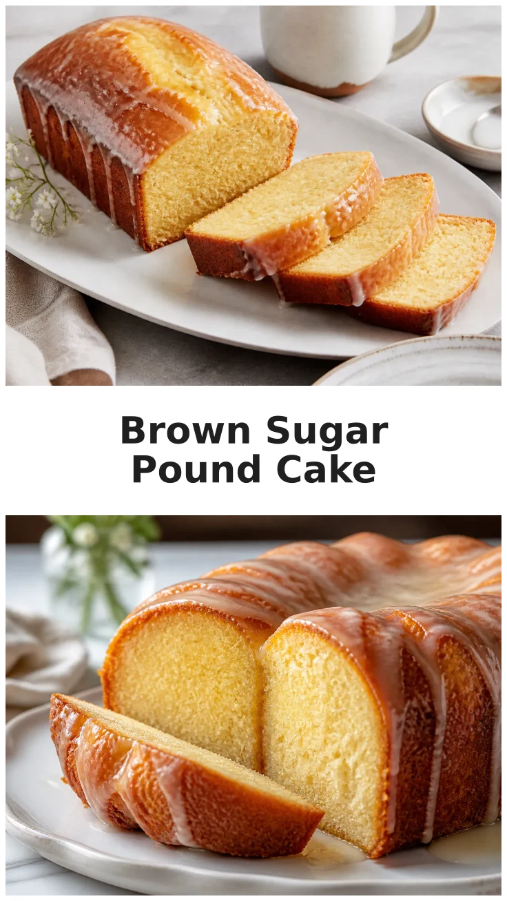 Golden Brown Sugar Pound Cake Recipe for Special Occasions