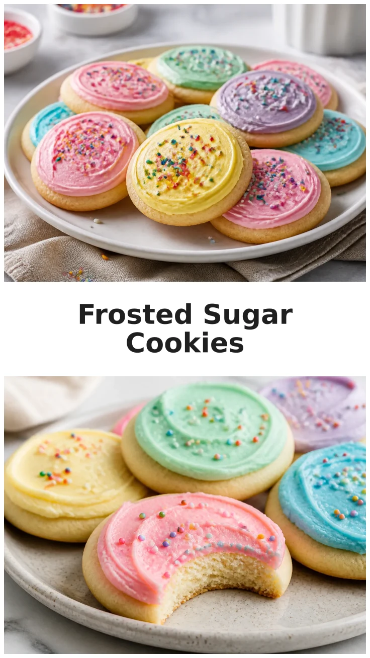 Deliciously Soft Frosted Sugar Cookies Recipe