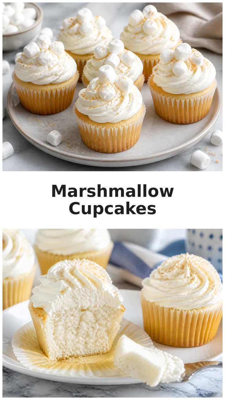 Fluffy Marshmallow Cupcakes for Every Celebration Fluffy Marshmallow Cupcakes for Every Celebration
