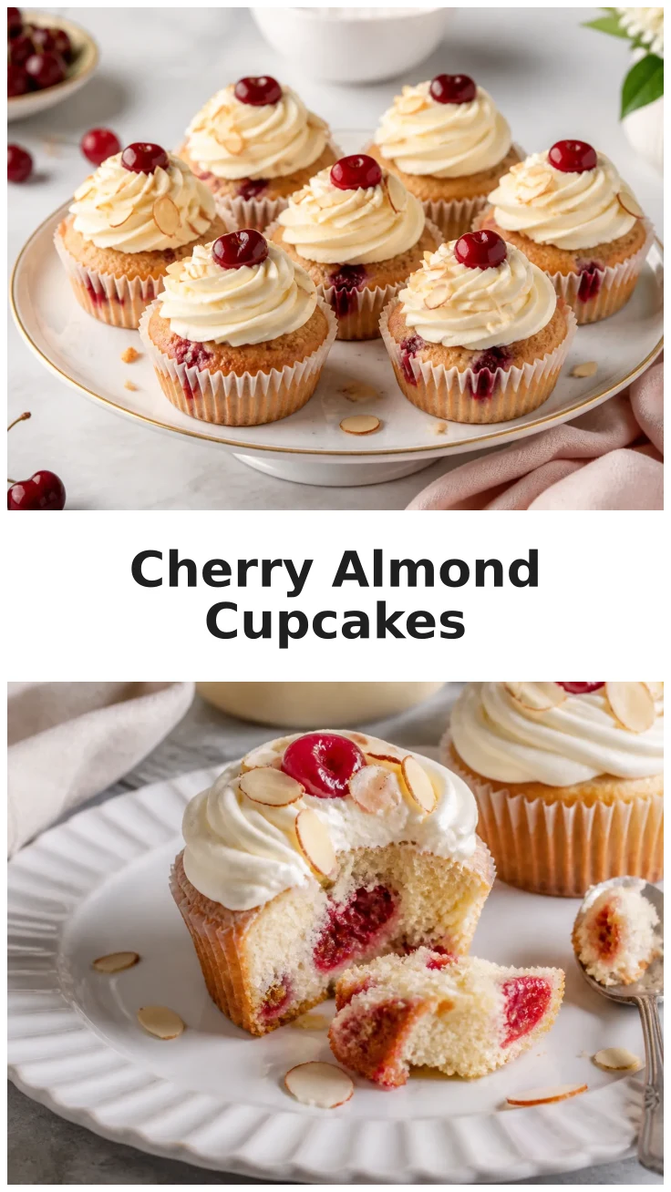 Juicy Cherry Almond Cupcakes for Every Celebration