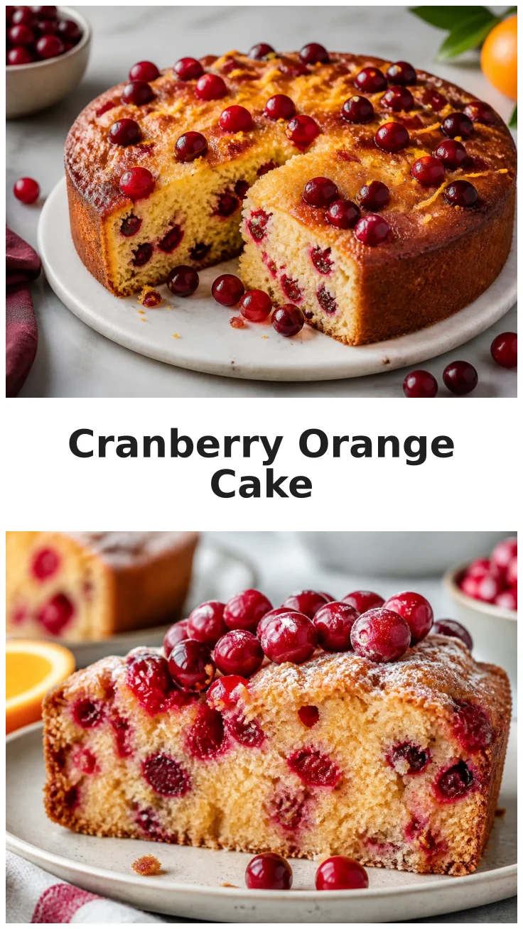 Delicious Fresh Cranberry Orange Cake Recipe for Celebrations