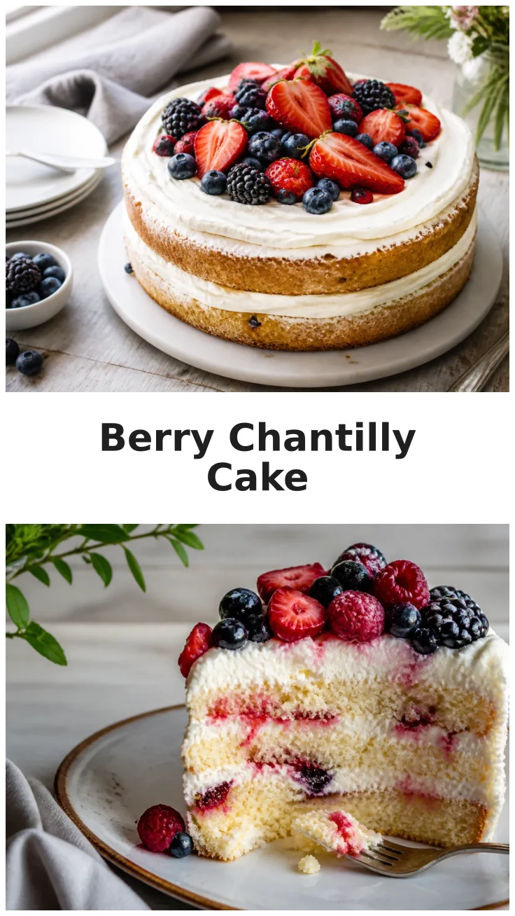 Delicious Fresh Berry Chantilly Cake Recipe for Any Celebration Delicious Fresh Berry Chantilly Cake Recipe for Any Celebration