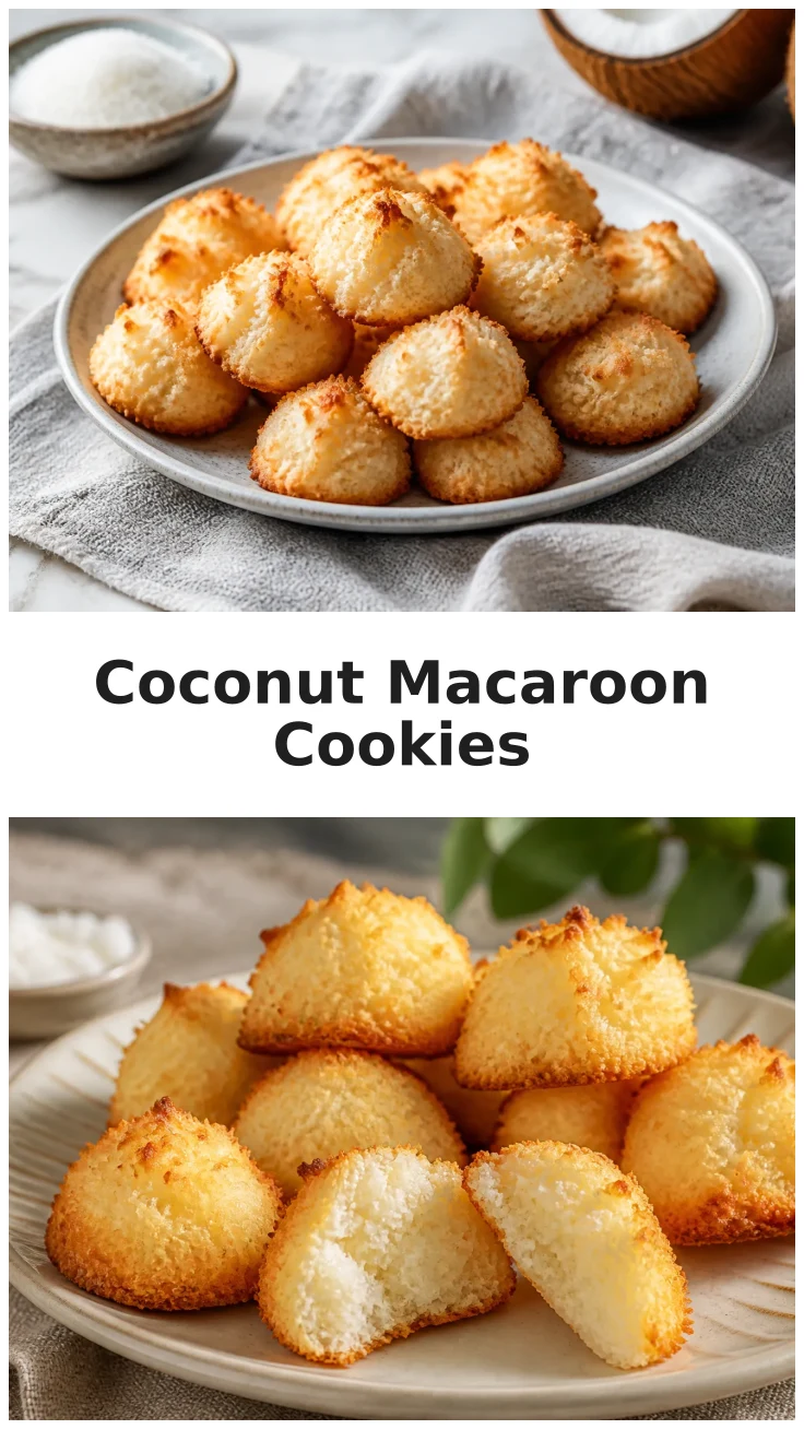 Delicious Golden Coconut Macaroon Cookies Recipe Delicious Golden Coconut Macaroon Cookies Recipe