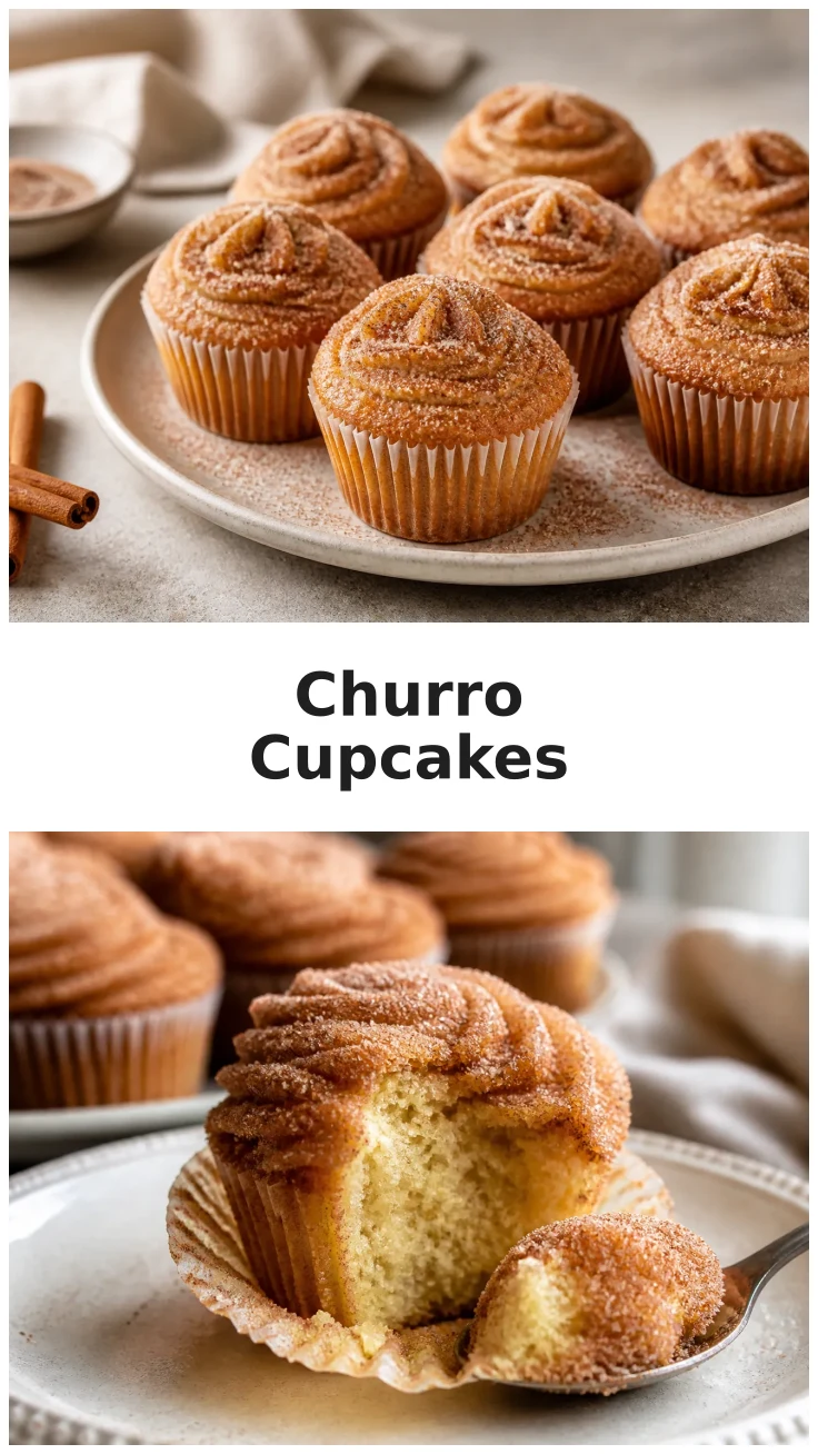 Delicious Golden Churro Cupcakes Recipe to Try Today