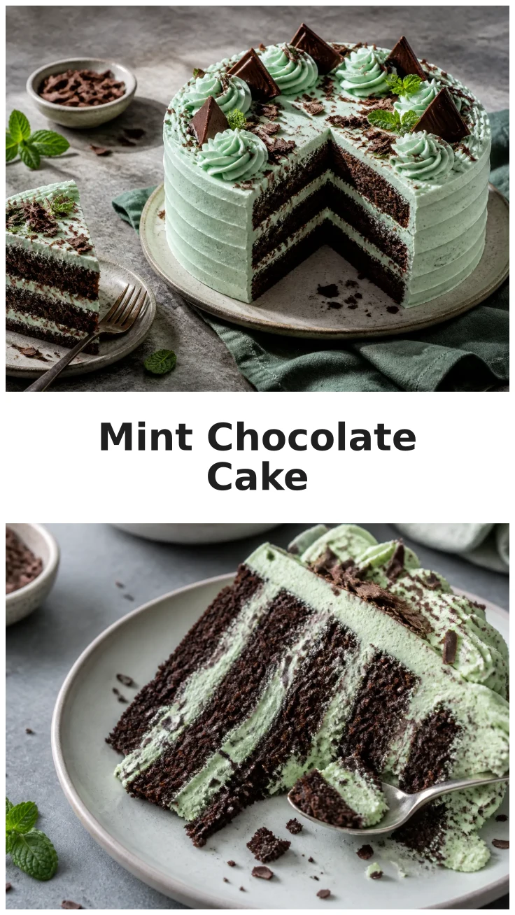 Indulge in Creamy Mint Chocolate Cake for Any Celebration Indulge in Creamy Mint Chocolate Cake for Any Celebration