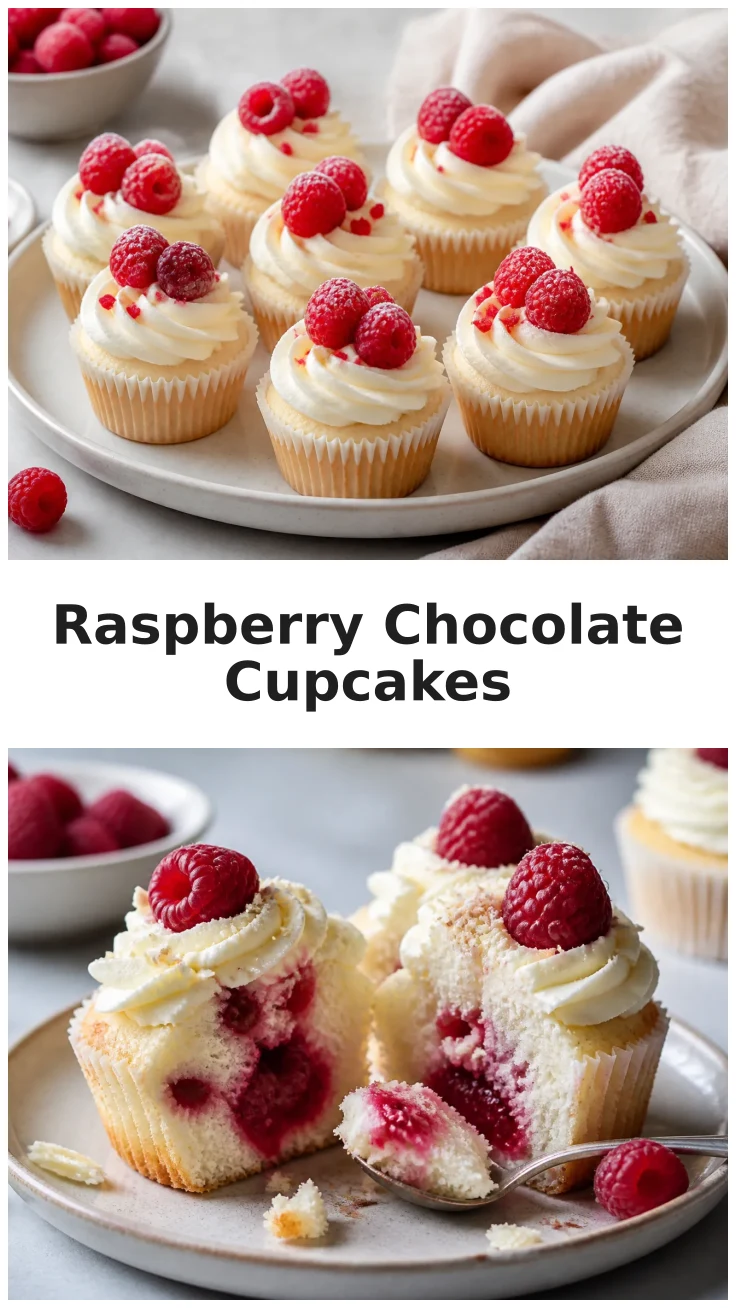 Fresh Raspberry White Chocolate Buttercream Cupcakes for Celebrations Fresh Raspberry White Chocolate Buttercream Cupcakes for Celebrations