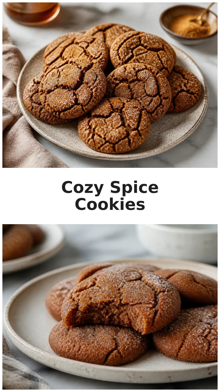 Chewy Molasses Spice Cookies for Cozy Baking Chewy Molasses Spice Cookies for Cozy Baking