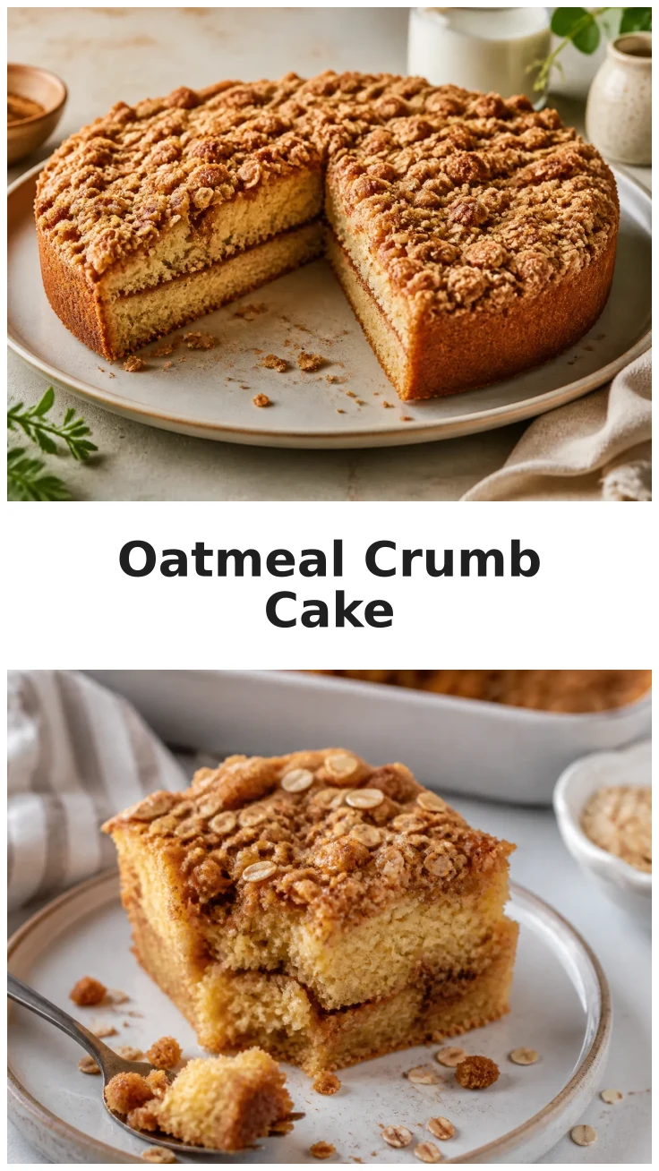 Golden Oatmeal Crumb Cake Recipe for Every Occasion