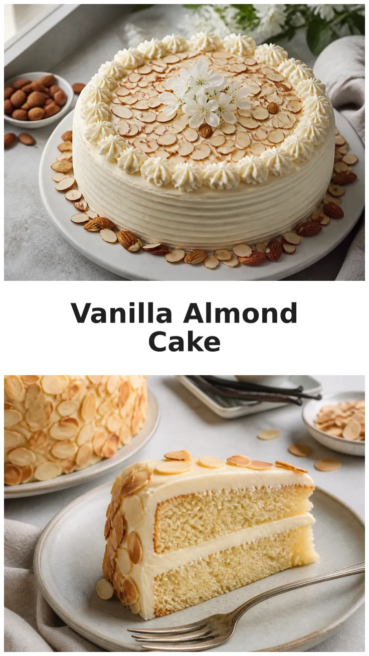 Deliciously Soft Vanilla Almond Cake Recipe to Delight Your Guests Deliciously Soft Vanilla Almond Cake Recipe to Delight Your Guests