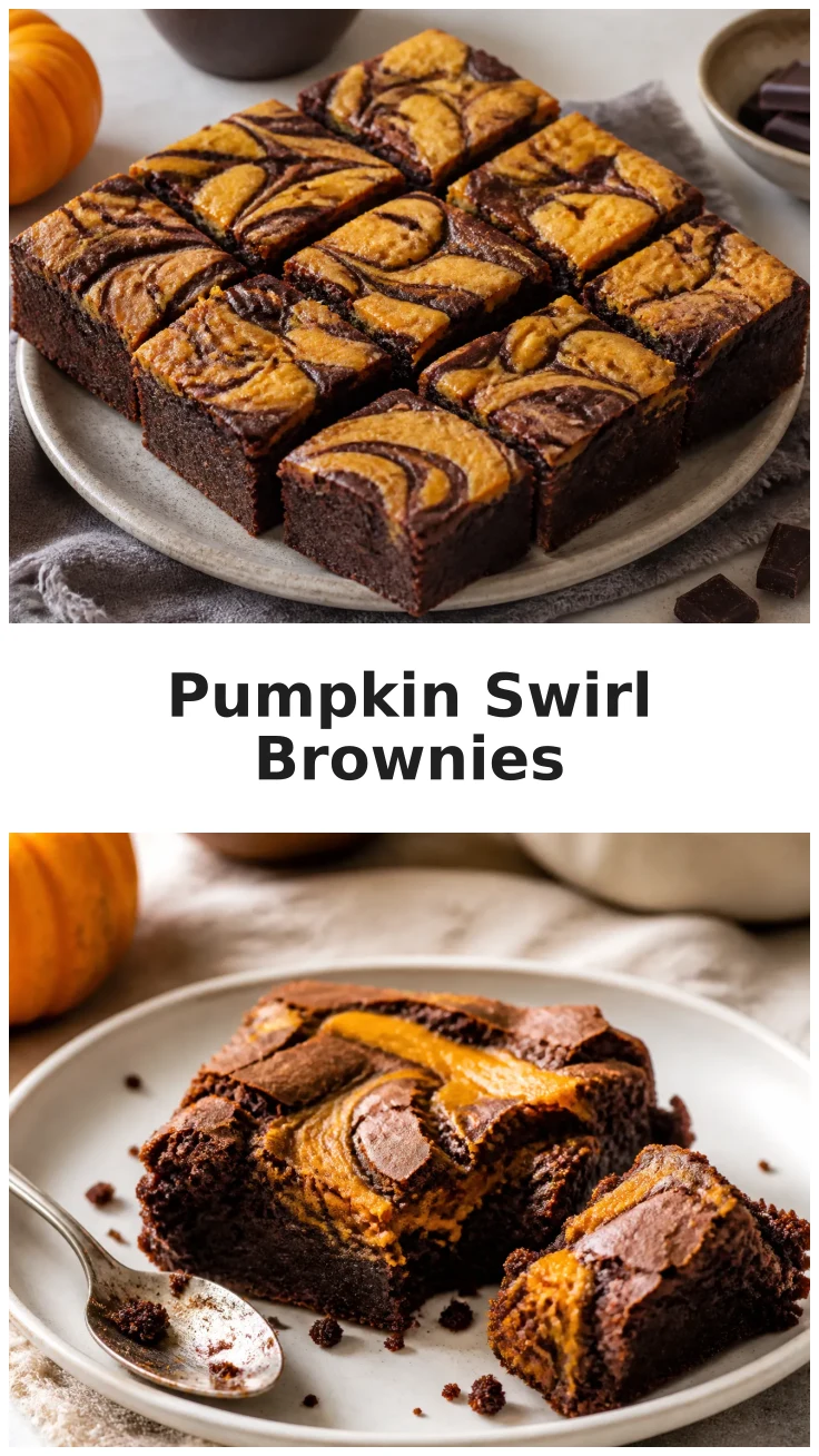 Delicious Pumpkin Swirl Brownies with Creamy Fall Swirl Delicious Pumpkin Swirl Brownies with Creamy Fall Swirl