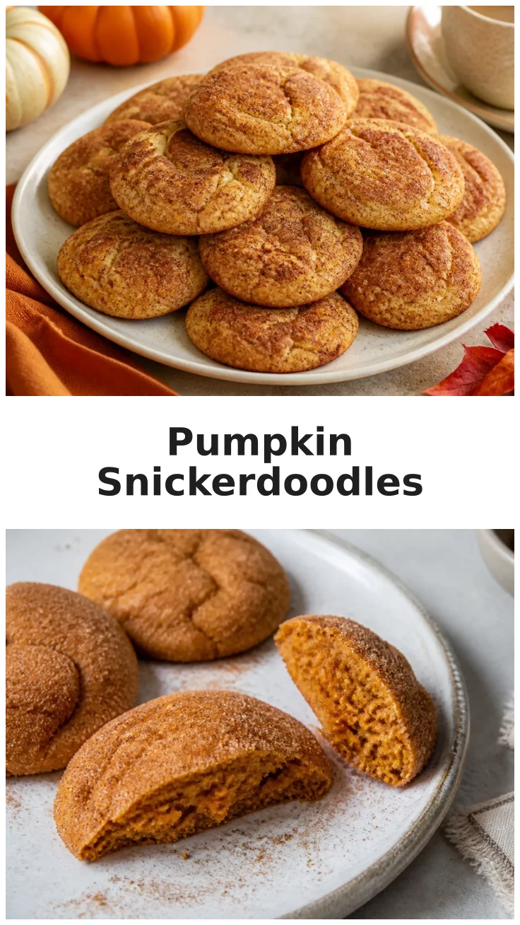 Pumpkin Snickerdoodles with Cozy Cinnamon Spice Recipe Pumpkin Snickerdoodles with Cozy Cinnamon Spice Recipe