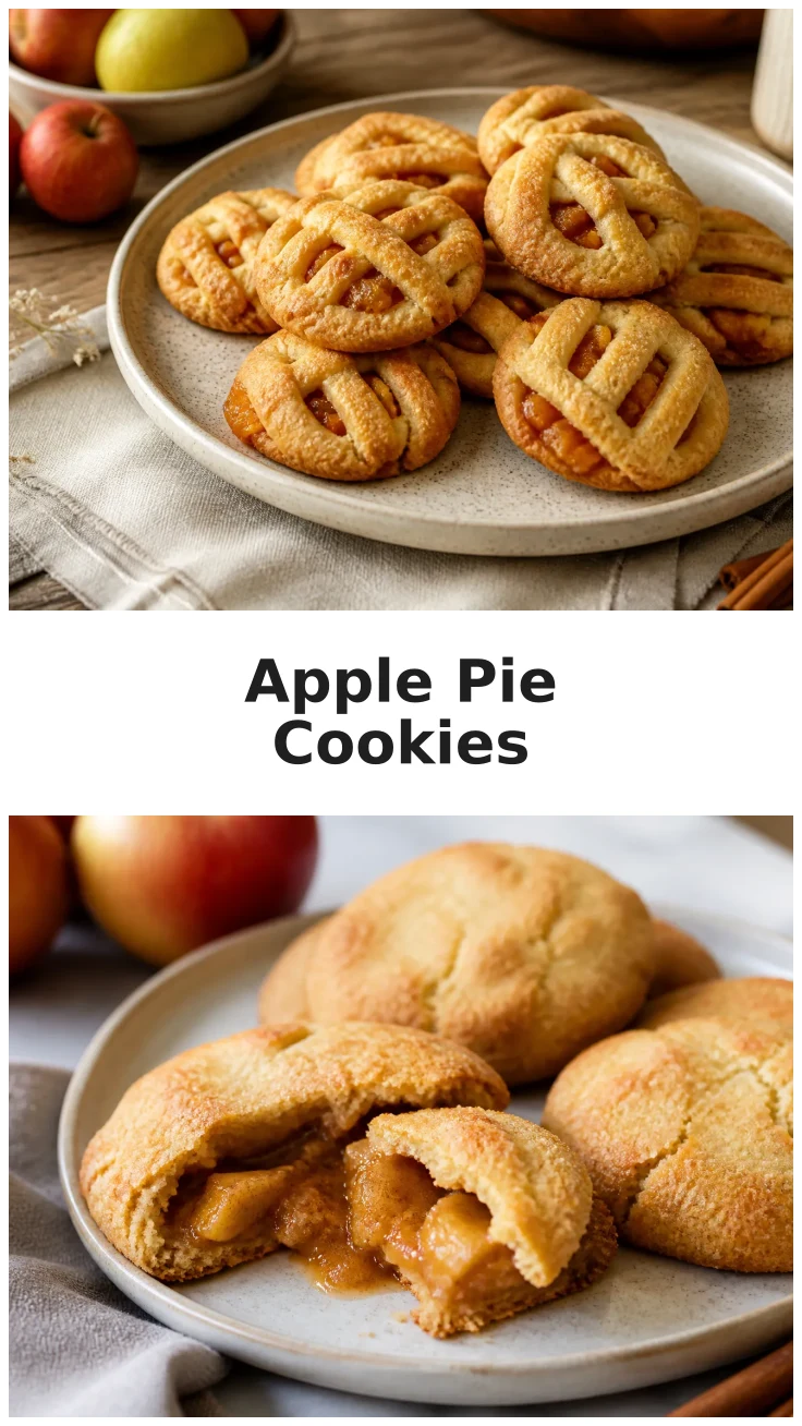Delicious Apple Pie Cookies with a Golden Fall Filling Delicious Apple Pie Cookies with a Golden Fall Filling