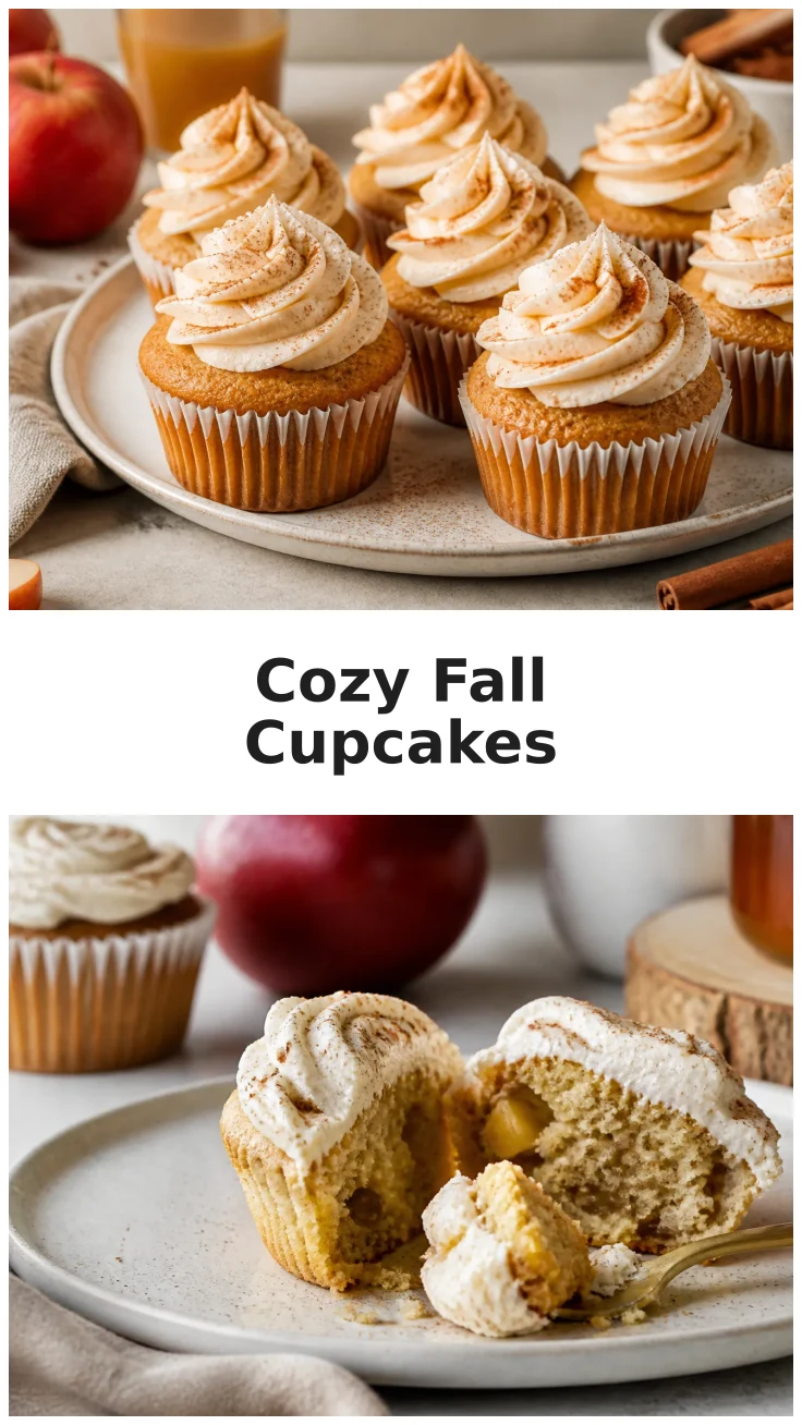 Delicious Apple Cider Cupcakes with Cozy Fall Flavor Delicious Apple Cider Cupcakes with Cozy Fall Flavor
