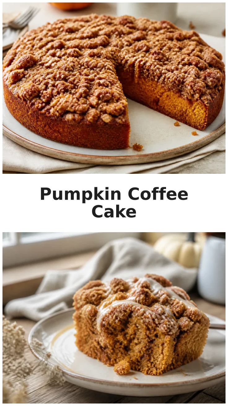 Pumpkin Coffee Cake with Cozy Crumb Topping Recipe Pumpkin Coffee Cake with Cozy Crumb Topping Recipe