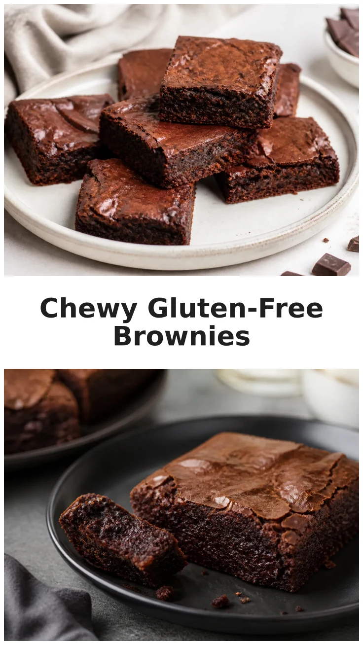 Gluten-Free Brownies with Chewy Chocolate Center Recipe Gluten-Free Brownies with Chewy Chocolate Center Recipe
