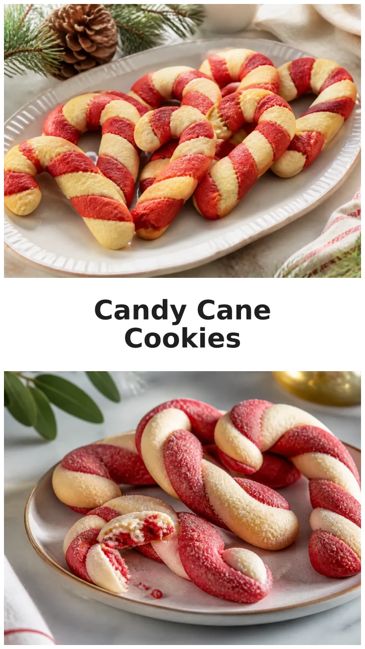 Colorful Candy Cane Cookies for Christmas Baking Colorful Candy Cane Cookies for Christmas Baking