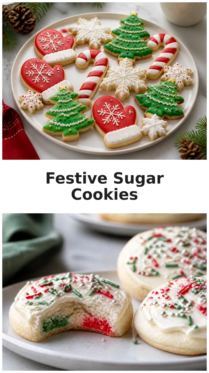 Colorful Christmas Sugar Cookies for Holiday Decorating Colorful Christmas Sugar Cookies for Holiday Decorating