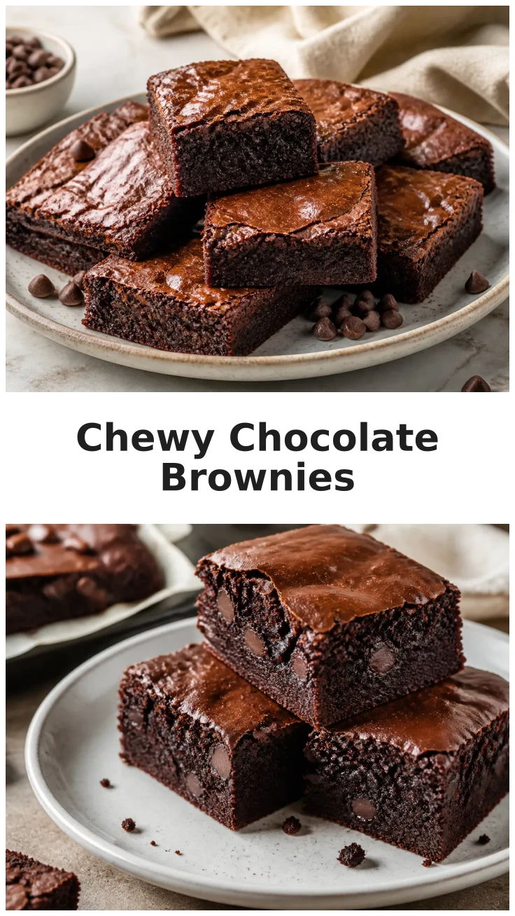 Delicious Eggless Brownies with a Chewy Chocolate Center