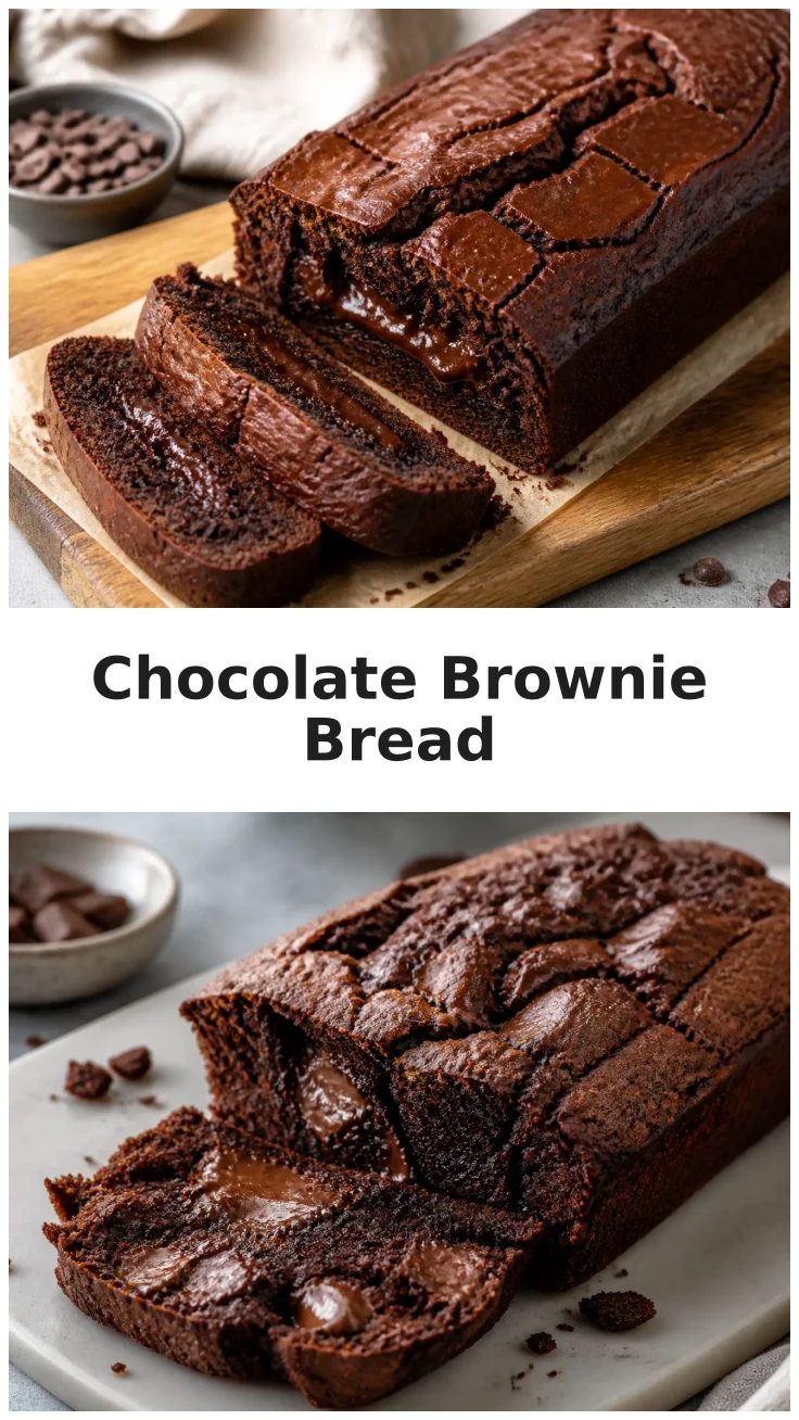 Brownie Bread with a Rich Chocolate Center Recipe