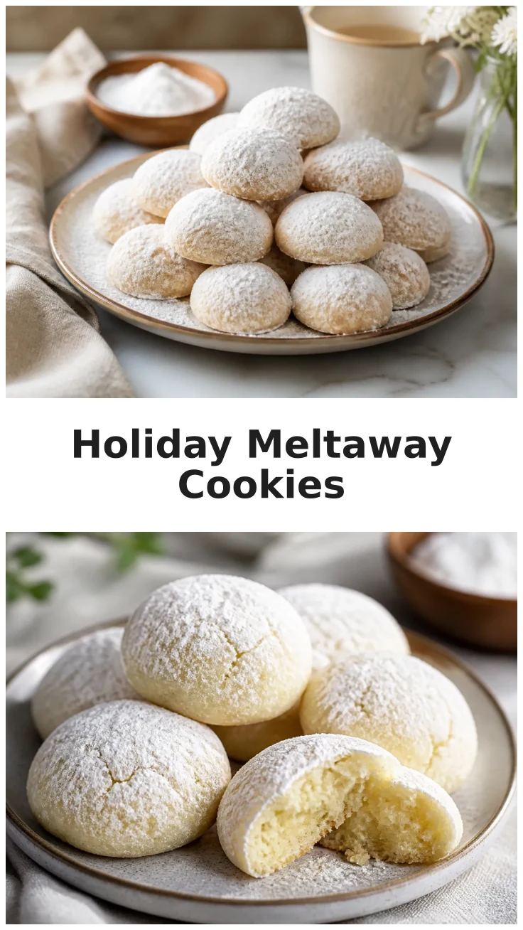 Meltaway Cookies with a Soft Holiday Texture Recipe Meltaway Cookies with a Soft Holiday Texture Recipe