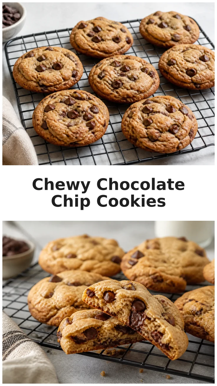 Gluten-Free Chocolate Chip Cookies with a Soft Chewy Center