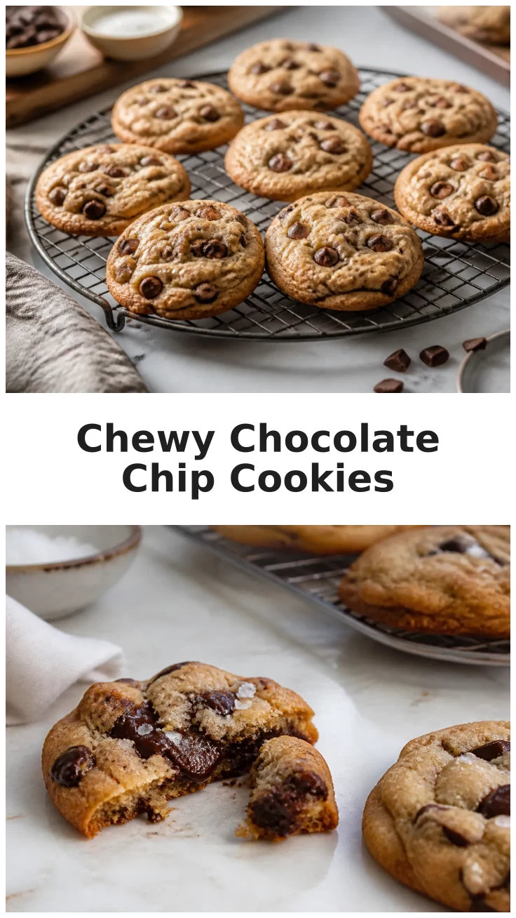 Small Batch Chocolate Chip Cookies with a Chewy Center