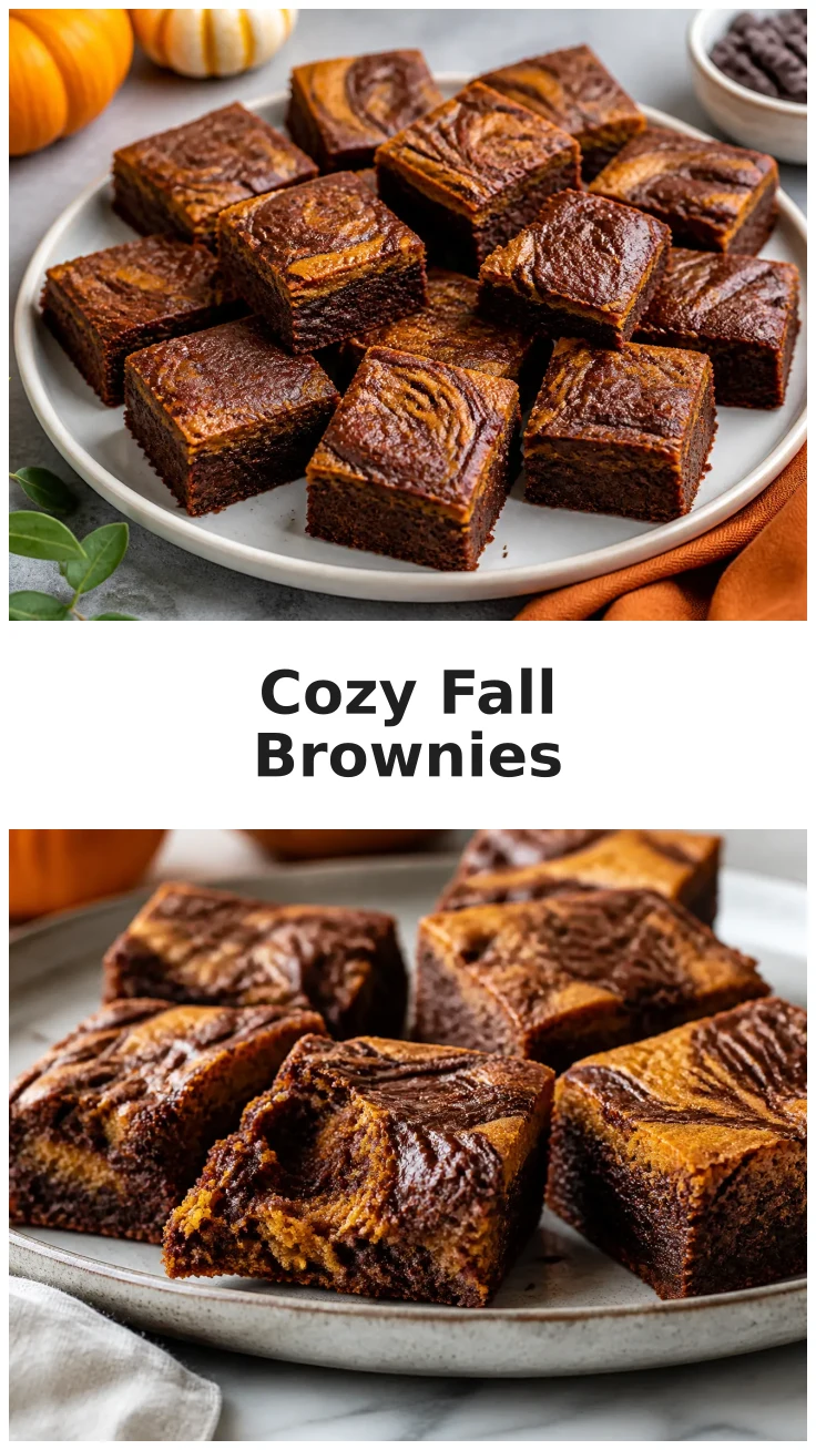 Pumpkin Brownie Bites with a Cozy Fall Twist