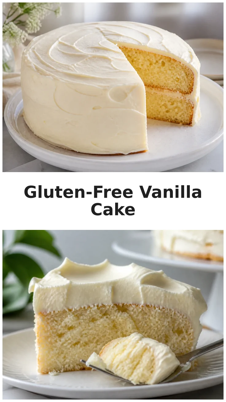 Gluten-Free Vanilla Cake with a Soft Fluffy Crumb Recipe Gluten-Free Vanilla Cake with a Soft Fluffy Crumb Recipe