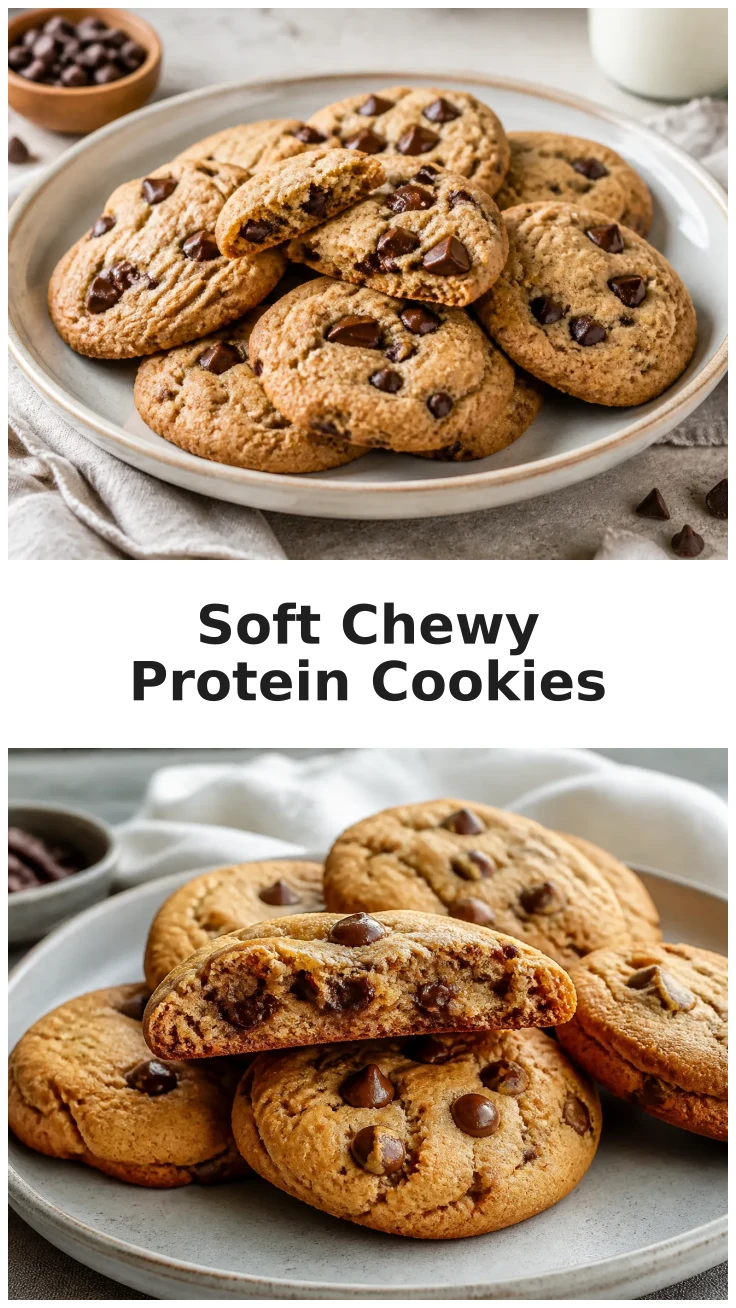 Protein Cookies with a Soft Chewy Center Recipe Protein Cookies with a Soft Chewy Center Recipe