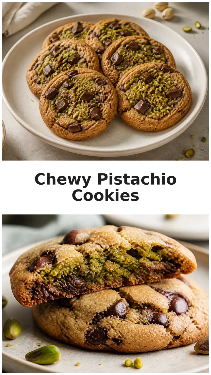 Dubai Chewy Cookies with a Crispy Pistachio Center Recipe Dubai Chewy Cookies with a Crispy Pistachio Center Recipe