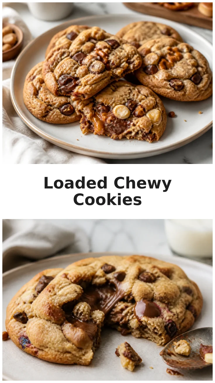 Kitchen Sink Cookies with a Loaded Chewy Center Recipe Kitchen Sink Cookies with a Loaded Chewy Center Recipe